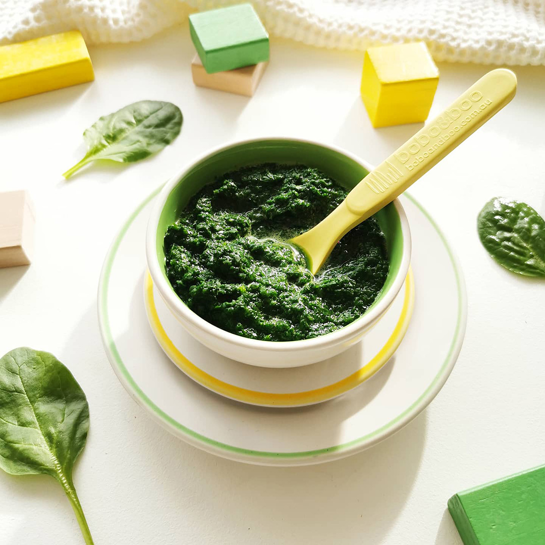 Spinach puree for 6 sales months baby